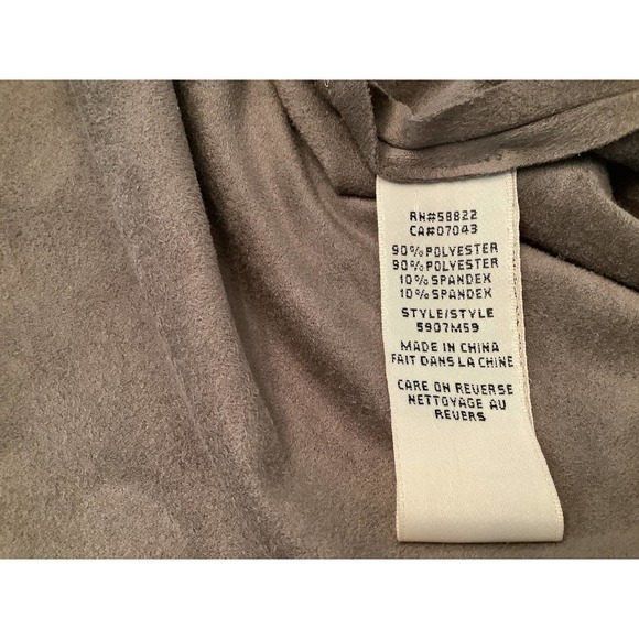 MAX STUDIO FAUX SUEDE LASER CUT FRINGE DRESS M NWOT - Picture 8 of 8